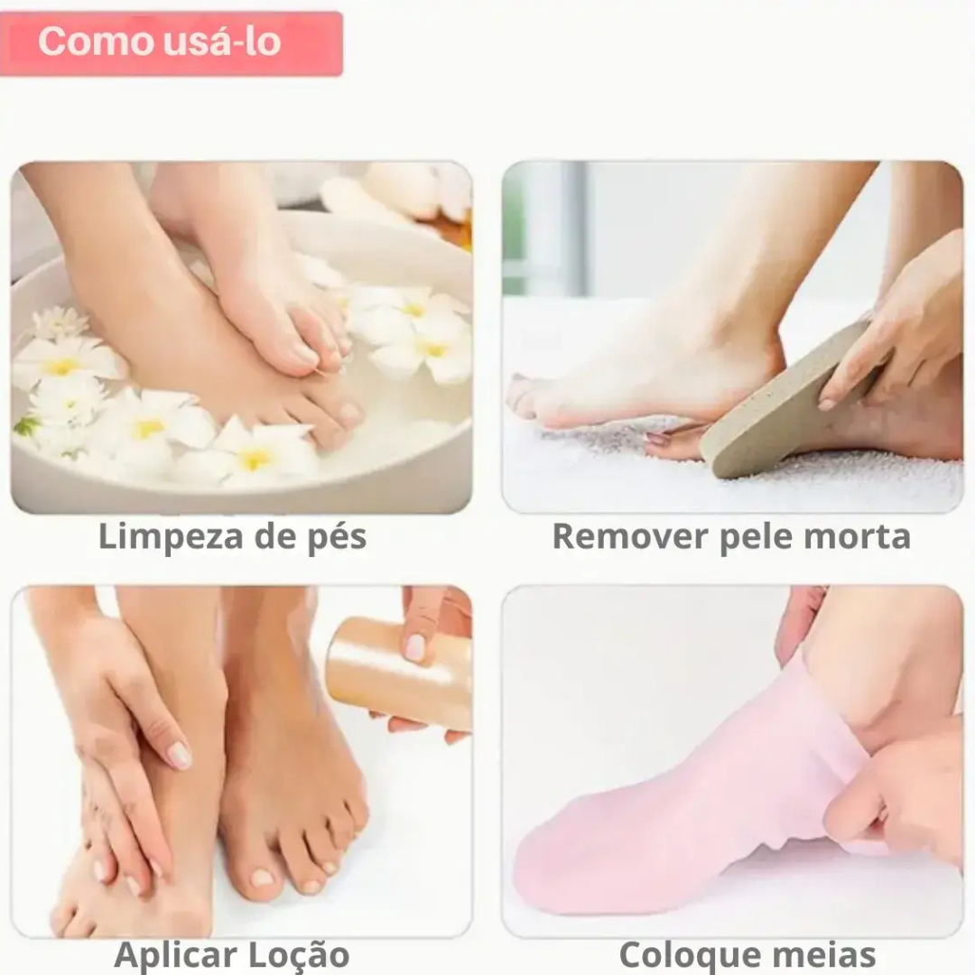 Meia de Silicone HidraPé
