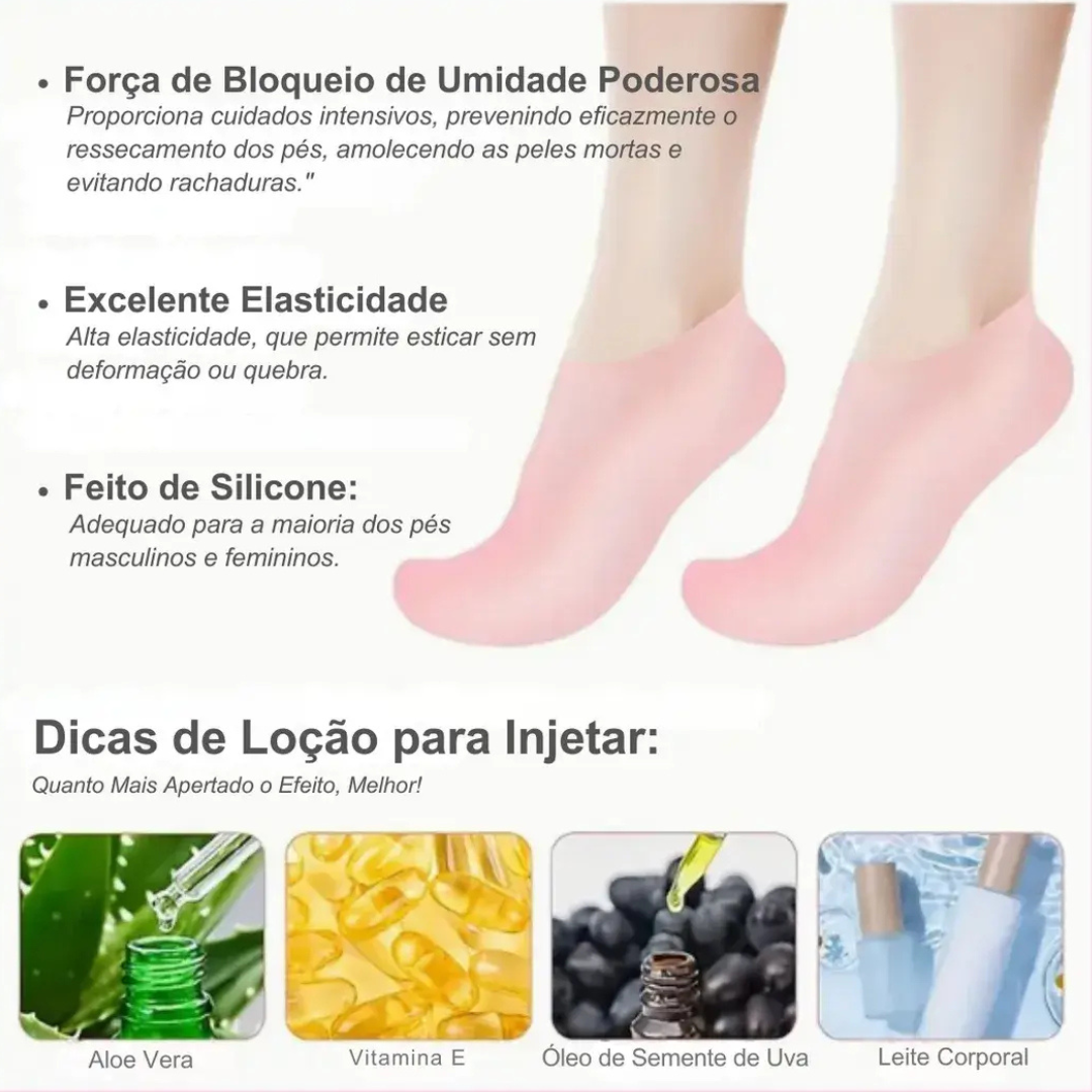 Meia de Silicone HidraPé