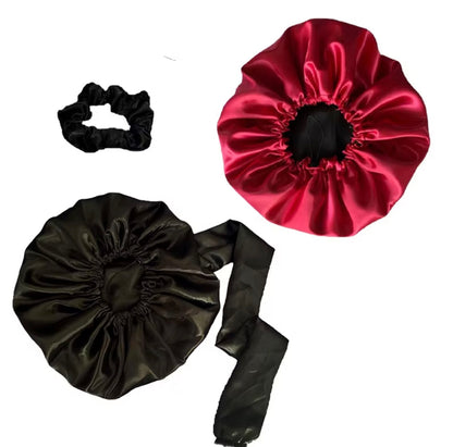 Kit Touca Cetim + Touca Difusora de Cetim