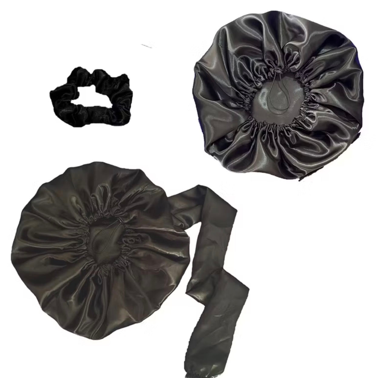 Kit Touca Cetim + Touca Difusora de Cetim